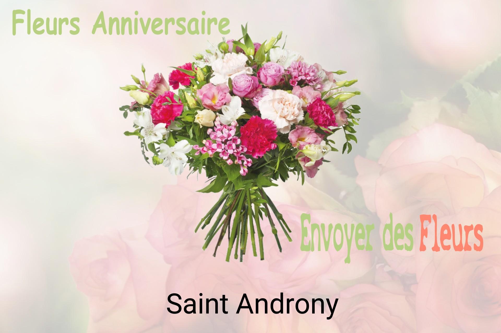 Bouquet de fleurs d’anniversaire livré à Saint-Androny